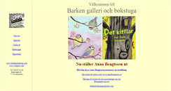 Desktop Screenshot of barkenbokstugan.utrymmet.com